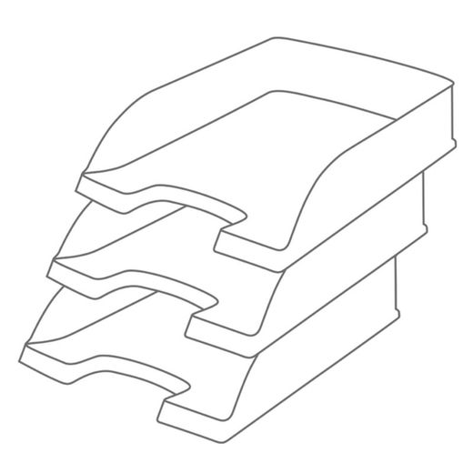 Leitz Bac de recyclage, Format vertical, A4, noir