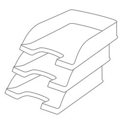 Leitz Bac de recyclage, Format vertical, A4, vert