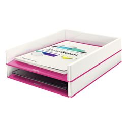 Leitz WOW DUAL Tablett, fuchsia/weiß