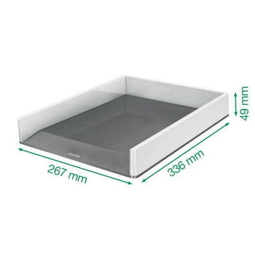 Vassoio Leitz WOW DUAL, rosso/bianco