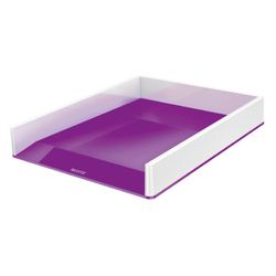 Plateau Leitz WOW DUAL, violet/blanc