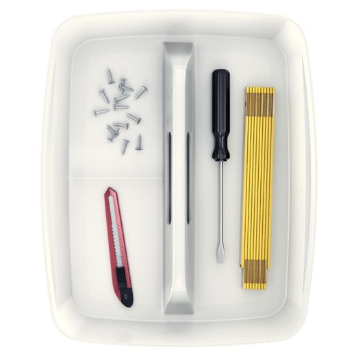 Leitz MyBox WOW groot opbergvak met handvat, wit