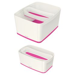 Leitz MyBox WOW Organizer Tablett, Fuchsia/Weiß