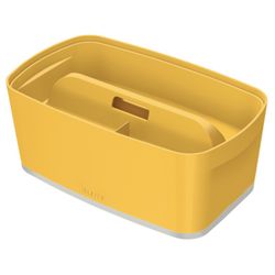 Bandeja organizadora pequeña con asa Leitz MyBox Cosy, amarilla