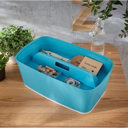 Leitz MyBox Cozy Small Organizer Tray with Handle, Blue