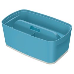 Leitz MyBox Cozy Small Organizer Tray with Handle, Blue