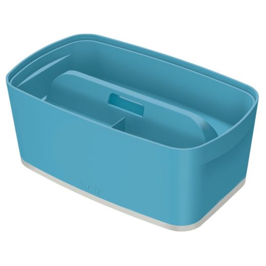 Leitz MyBox Cozy Small Organizer Tray with Handle, Blue