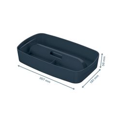 Leitz MyBox Cozy Small Organizer Tray with Handle, Gray