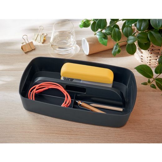 Leitz MyBox Cozy Small Organizer Tray with Handle, Gray