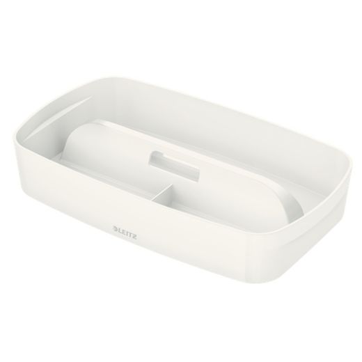 Bandeja organizadora pequena Leitz MyBox WOW com alça, branca