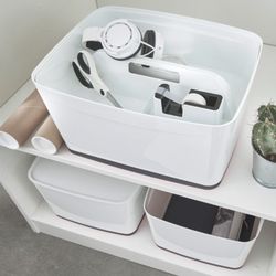 Leitz MyBox WOW Small Organizer Tray with Handle, White