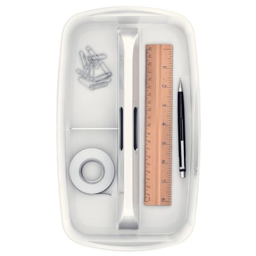 Leitz MyBox WOW Small Organizer Tray with Handle, White