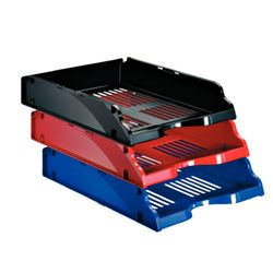 Transit tray Vertical format, vivid red