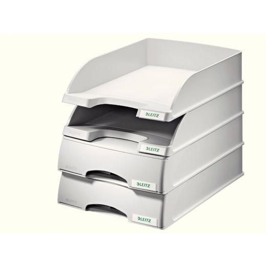 Bandejas Leitz Plus STANDARD. Opacas. Formato vertical, gris