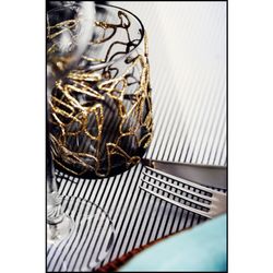 Blister pack of 16 Oval glitter sticks for low temperature gun, assorted (gold, silver)