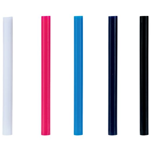 Confezione blister da 36 stick di colla universali D7, assortiti (nero/bianco/blu viola/ciano/magenta)
