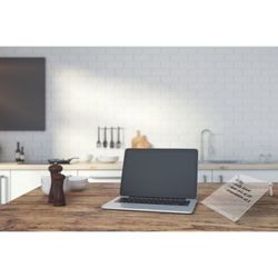 Nobo A4 schräger Acryl-Schreibblock, transparent