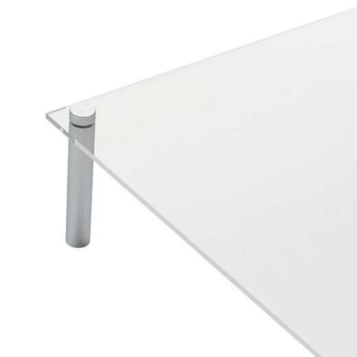 Nobo A4 schräger Acryl-Schreibblock, transparent