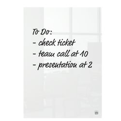 NOBO A4 Schreibtisch-Notizblock aus Acryl, transparent