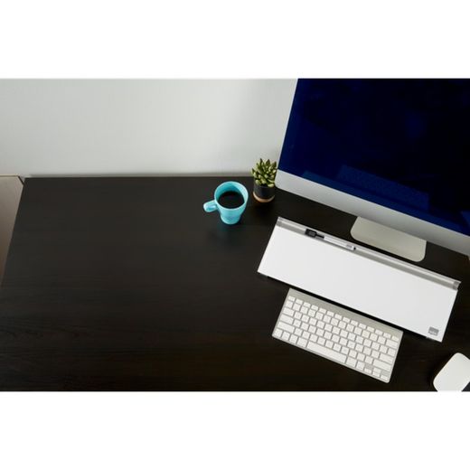 NOBO Crystal Schreibtisch-Notizblock, weiß