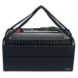 Sac de travail en tissu pour bureau partagé, gris