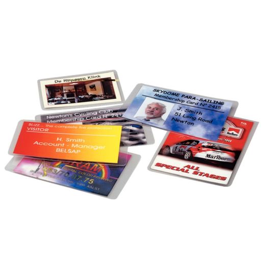 Sacs à plastifier Leitz 65 x 95 mm. (Boite 100) 125 microns