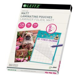 Bolsas plastificación Leitz DIN A4 acabado satinado (Caja 100 ) 125 micras