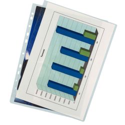 Torebki do laminowania Leitz DIN A4 z wieloma otworami. (Opakowanie 100) 125 mikronów