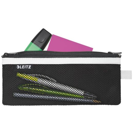 Borsa in nylon 2 reparti WOW nero (21 x 8,5 cm) M