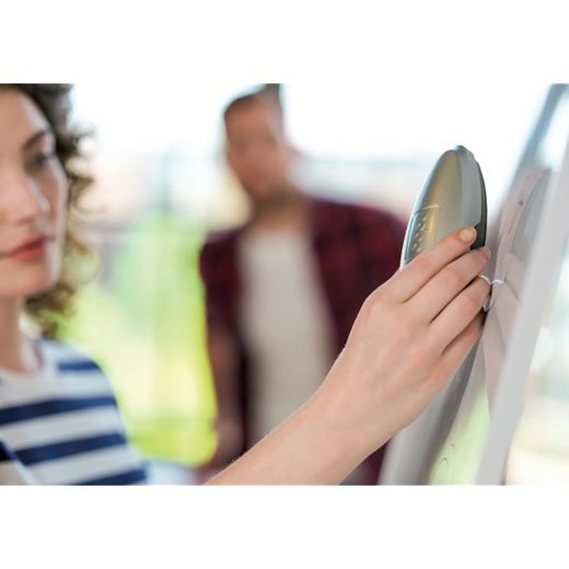 NOBO Radiergummi für CRISTAL Tafeln, silber