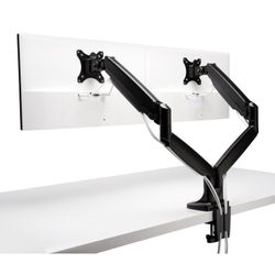 Brazo doble de monitor SmartFit® ajustable en altura con un toque