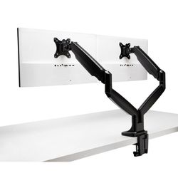 Brazo doble de monitor SmartFit® ajustable en altura con un toque