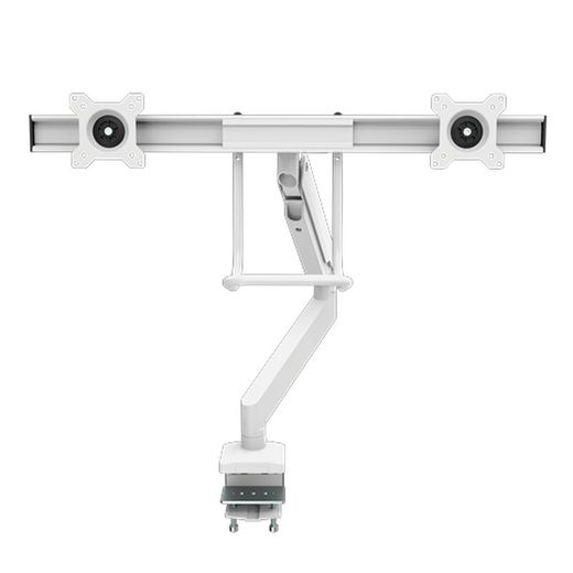 Podwójne ramię do monitora z poprzeczką EPPA, białe