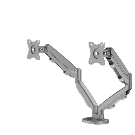 Braccio doppio monitor Eppa™ Argento