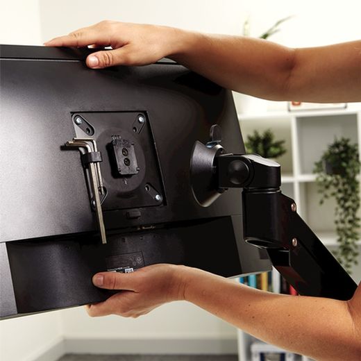 1FM Braccio per monitor Stem Modular™ nero