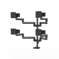 Tallo Modular™ 4FFS Monitorarm Schwarz