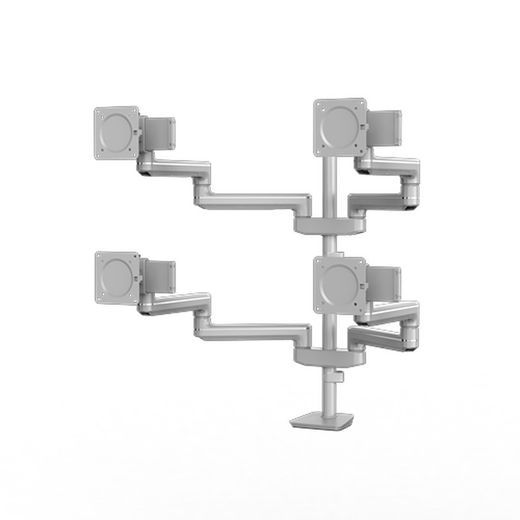 Braccio per monitor argento Tallo Modular™ 4FFS