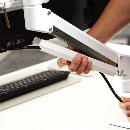 Ramię monitora 4FMS Stem Modular™ białe