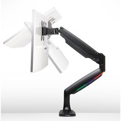 Höhenverstellbarer SmartFit®-Arm mit One-Touch-Steuerung für einzelne Monitore