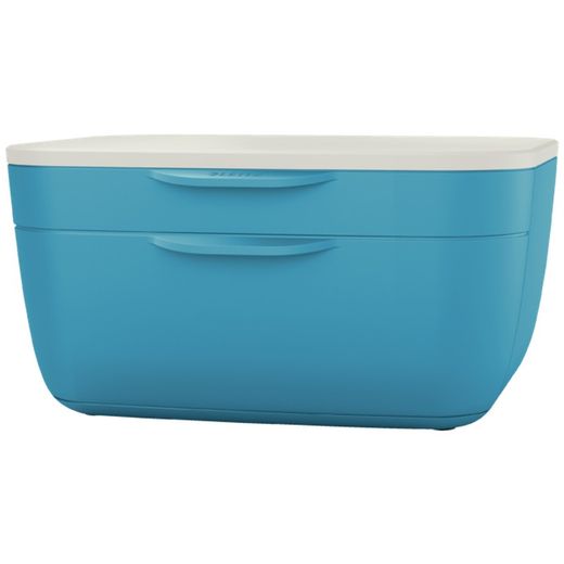 Leitz Cozy 2-Drawer Cabinet, Blue