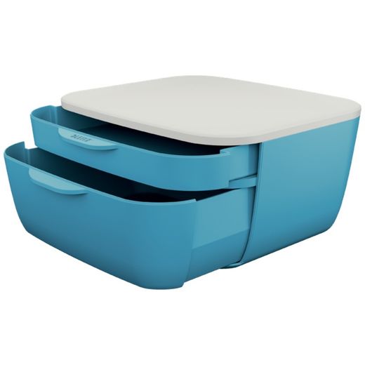 Leitz Cozy 2-Drawer Cabinet, Blue