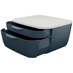 Leitz Cozy 2-Drawer Cabinet, Gray