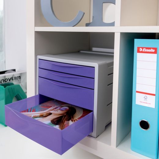 Kommode 4 (2 große und 2 kleine) Colour'Breeze, Koralle