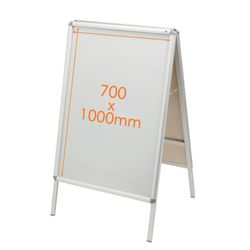 Sztaluga reklamowa z ramą dociskową A-Board Premium Plus 700x1000 mm