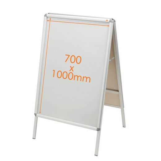 Sztaluga reklamowa z ramą dociskową A-Board Premium Plus 700x1000 mm