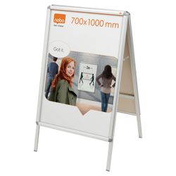 Sztaluga reklamowa z ramą dociskową A-Board Premium Plus 700x1000 mm