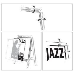 A-Board Premium Plus A2 Ramka zatrzaskowa Sztaluga reklamowa