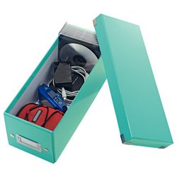 Klik & Store CD Box (143x147x352mm), turkoois