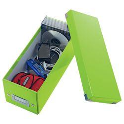 Kliknij & Store CD Box (143x147x352mm), zielony