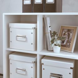 Click & Medium Cubic Store (265x265x250 mm), white